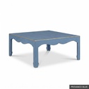 [EUR: Warr40] Warren Cocktail Table 40" Sq / Provance Blue + NO Accent Colour Required