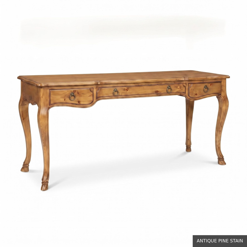 [EUR: Orle] Orleans Desk / Antique Pine Stain + NO Accent Colour Required