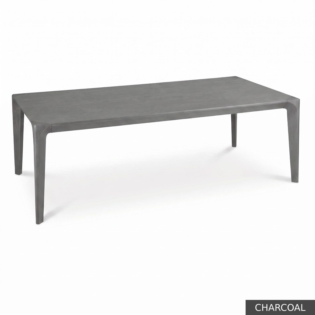 [EUR: Vien84] Vienna Dining Table - 84" / Charcoal