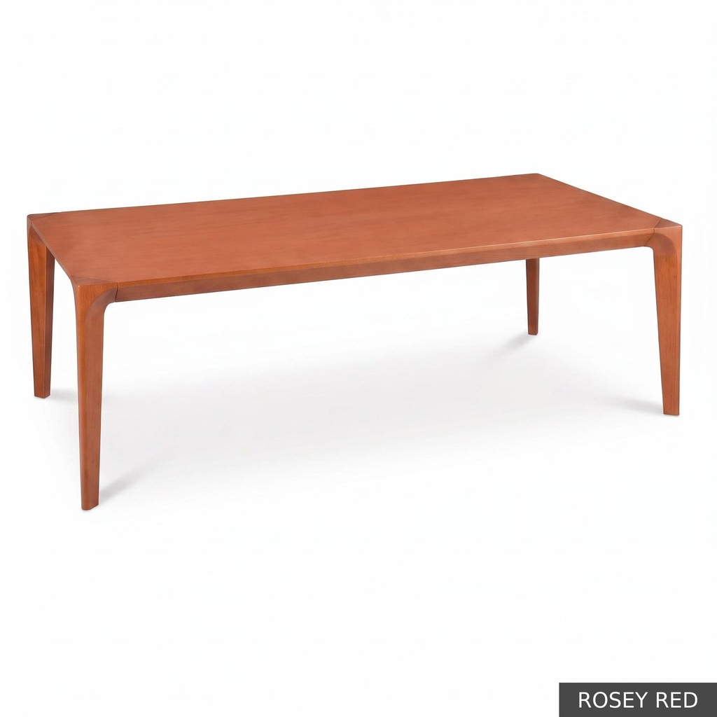 [EUR: Vien84] Vienna Dining Table - 84" / Rosey Red