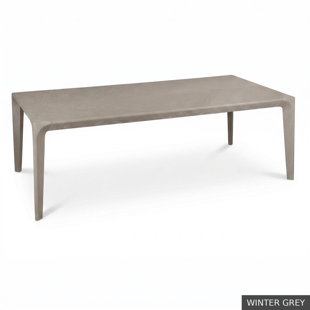 [EUR: Vien96] Vienna Dining Table - 96" / Winter Grey
