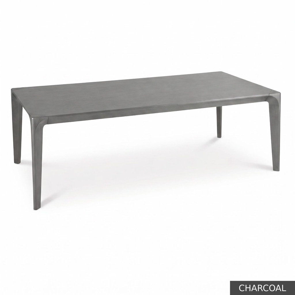 [EUR: Vien96] Vienna Dining Table - 96" / Charcoal