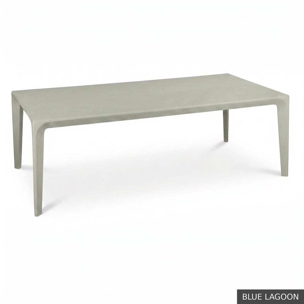 [EUR: Vien96] Vienna Dining Table - 96" / Blue Lagoon