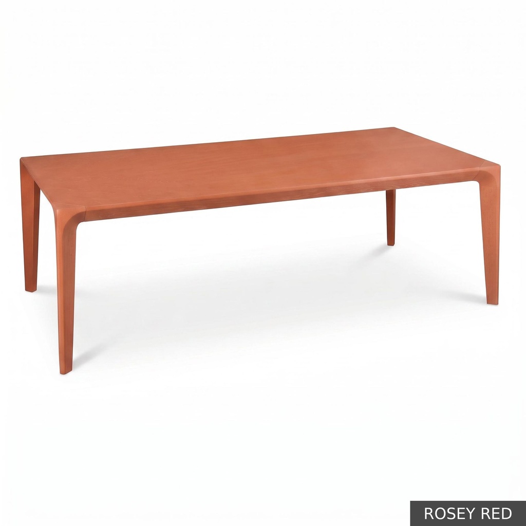 [EUR: Vien96] Vienna Dining Table - 96" / Rosey Red