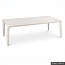 [EUR: Vien96] Vienna Dining Table - 96" / Shell White