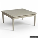Harrison Cocktail Table 42" Sq / Blue Lagoon