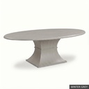 Hudson Oval Table - 72" / Winter Grey