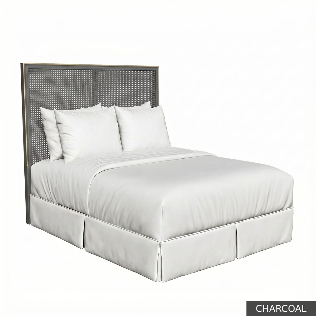 [EUR: RegeTHB] Regent - Twin Headboard   / Charcoal + Gold