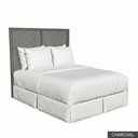 [EUR: RegeTHB] Regent - Twin Headboard   / Charcoal + Gold