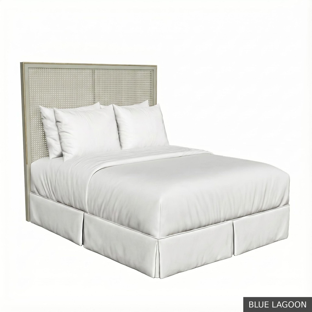 [EUR: RegeTHB] Regent - Twin Headboard   / Blue Lagoon + Gold
