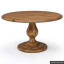 [EUR: Lafa-60] Lafayette Dining Table - 60"   / Antique Pine Stain