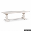 [EUR: Trou-84] Troup Dining Table - 84"    / Shell White