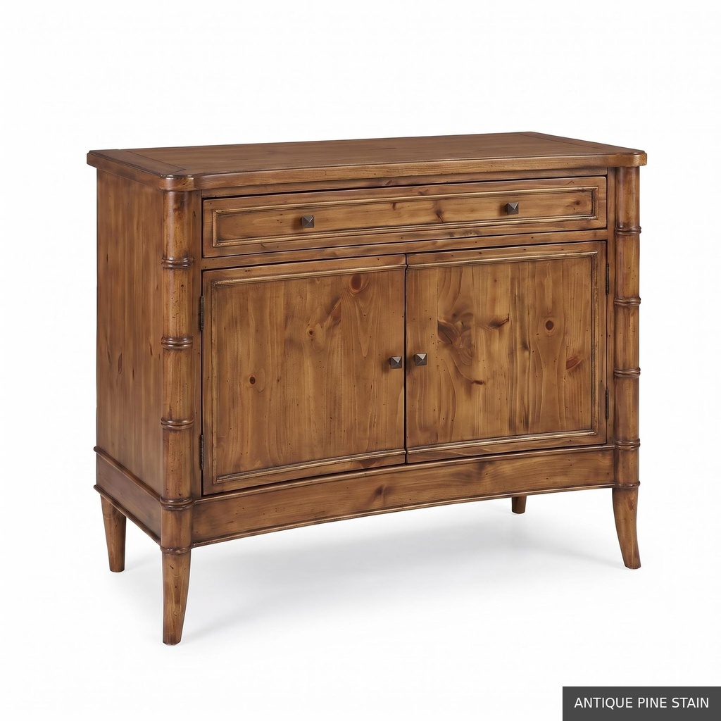 [EUR: Upto] Upton Cupboard  / Antique Pine Stain + Gold