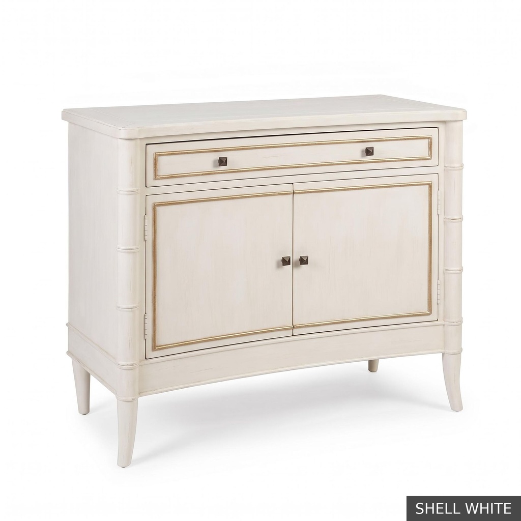 [EUR: Upto] Upton Cupboard  / Shell White + Gold