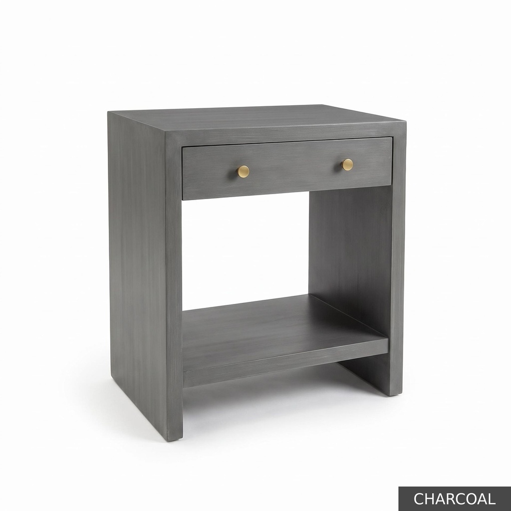 Magnolia Side Table / Charcoal