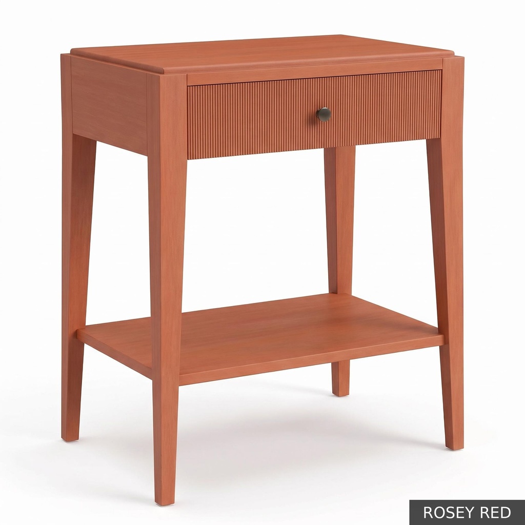 Henri Side Table / Rosey Red