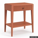 Henri Side Table / Rosey Red