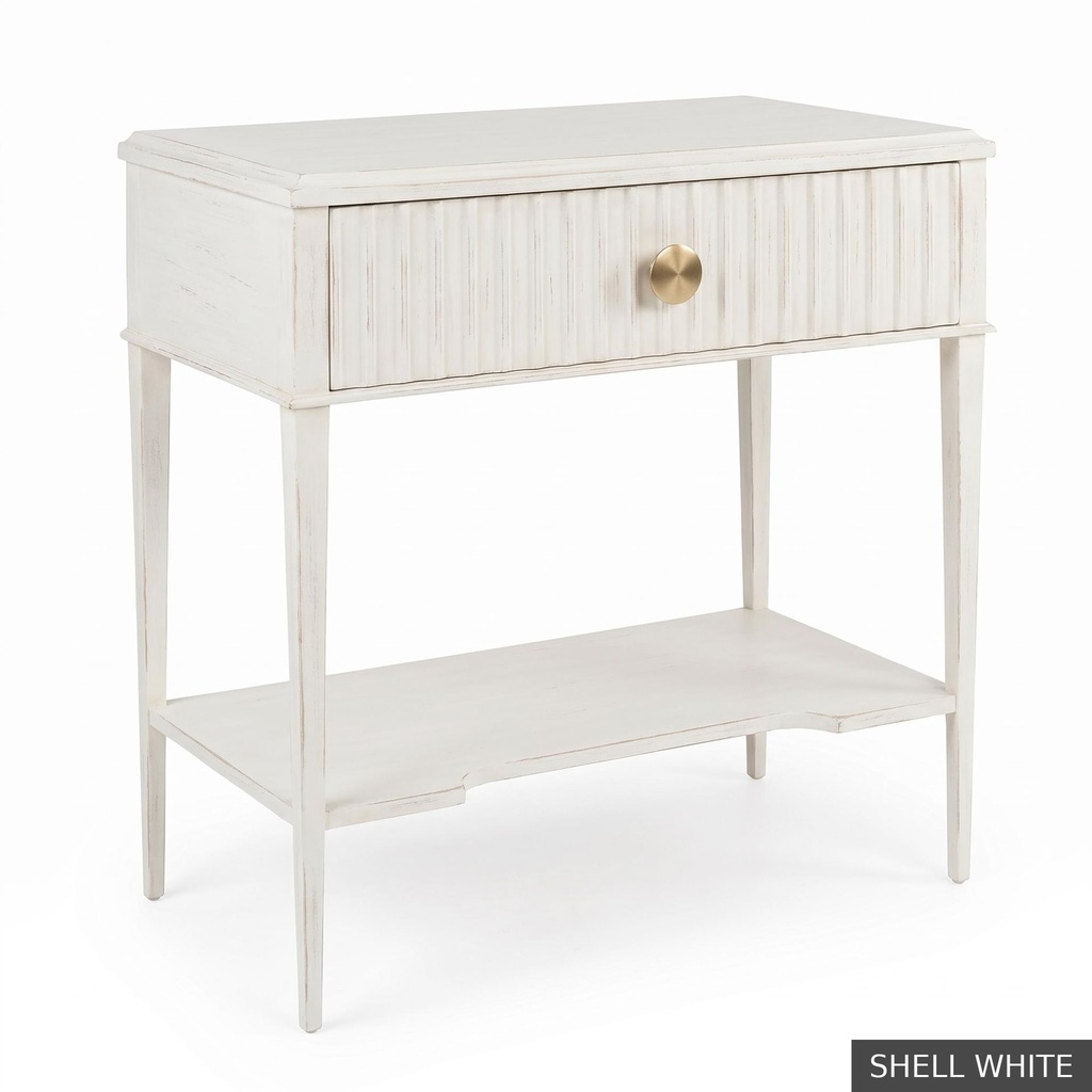 [EUR: Webs] Webster Side Table / Shell White