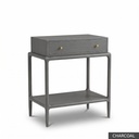 Willow Side Table / Charcoal