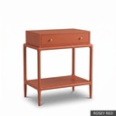Willow Side Table / Rosey Red