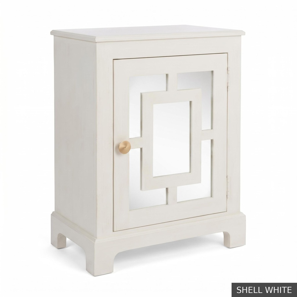 [EUR: Lang] Langford Side Table   / Shell White + NO Accent Colour Required