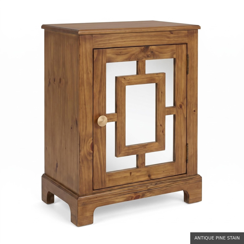 [EUR: Lang] Langford Side Table   / Antique Pine Stain + NO Accent Colour Required