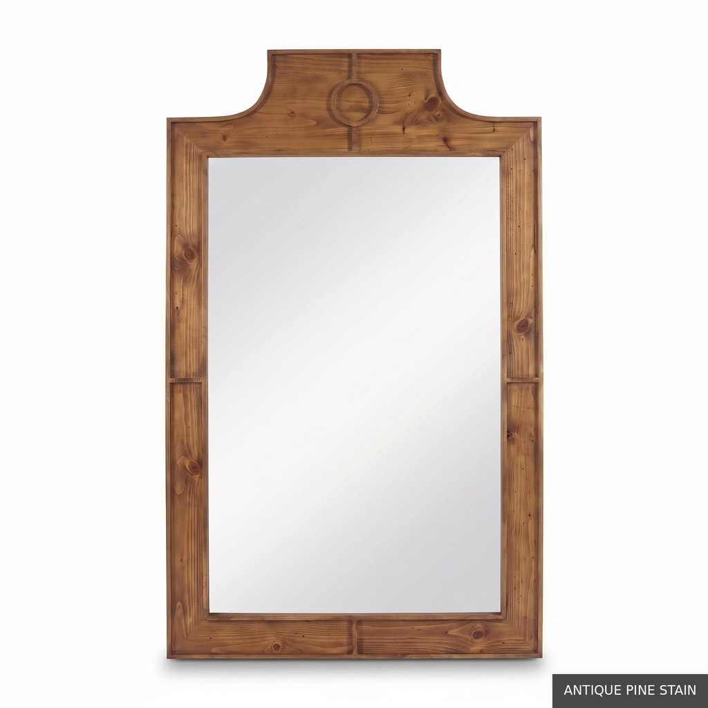 [EUR: Mayf] Mayfair Mirror  / Antique Pine Stain + NO Accent Colour Required