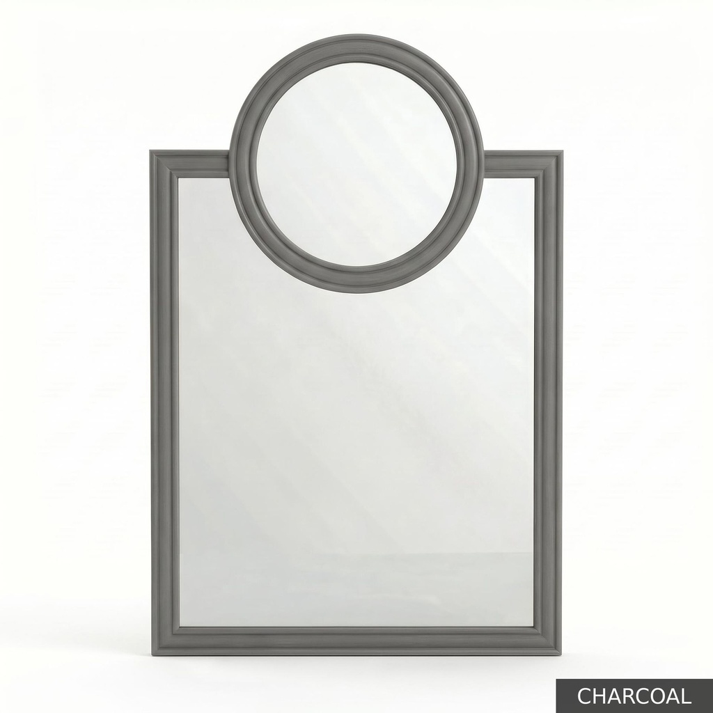 Oliver Mirror / Charcoal