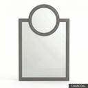 Oliver Mirror / Charcoal