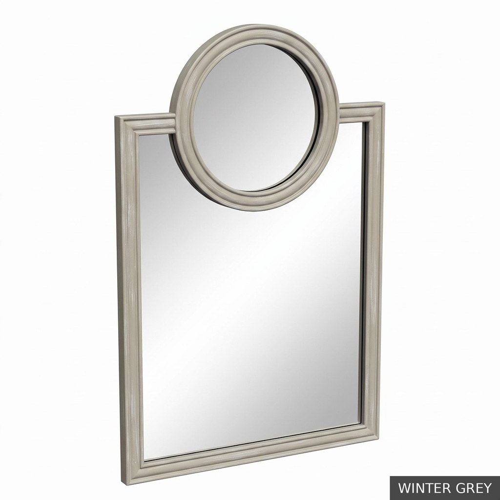 Petite Oliver Mirror / Winter Grey