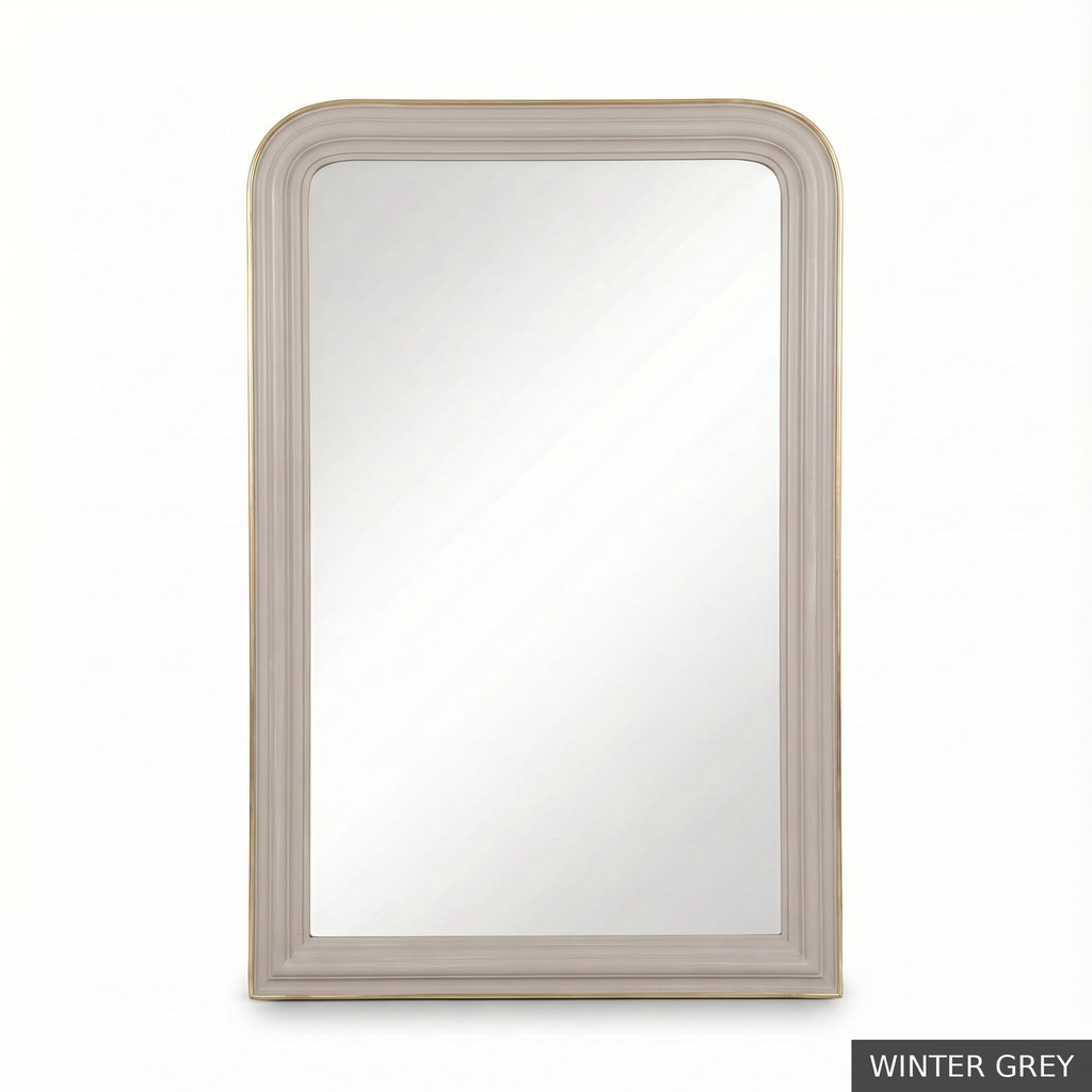 [EUR: Loui] Louis Mirror  / Winter Grey + Gold