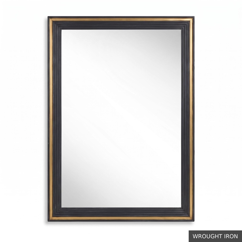 [EUR: Dela] Delano Mirror  / Wrought Iron + Gold