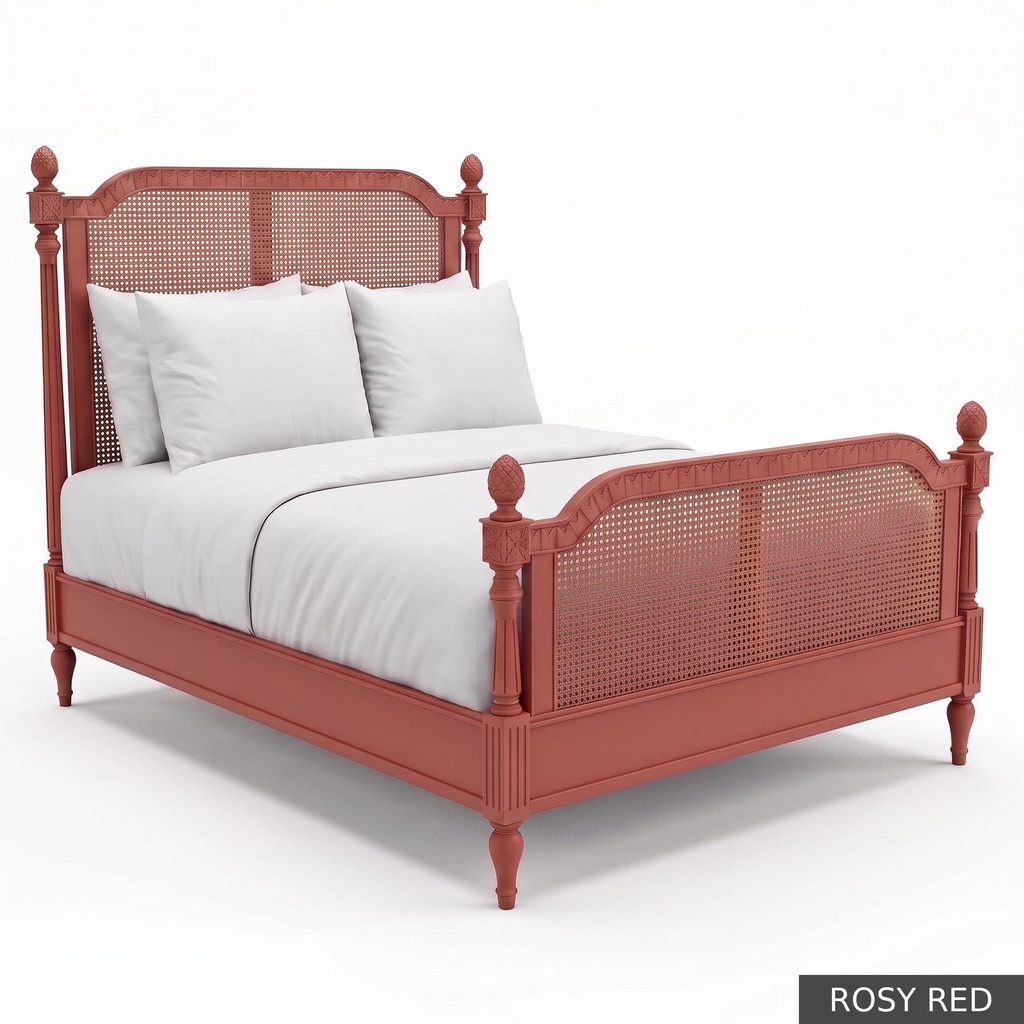 [EUR: BayQBED] Bay - Queen Bed  / Rosy Red