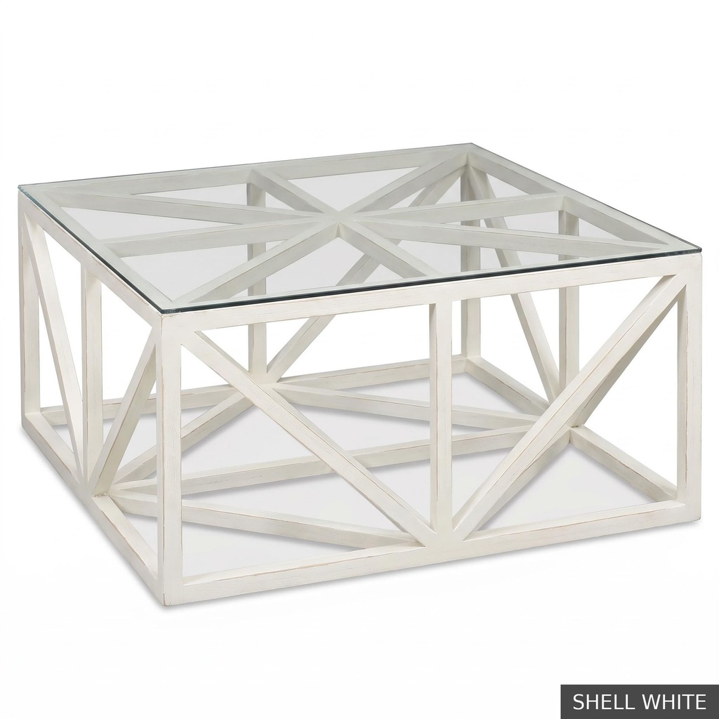 [LOFT: Geo] Geo Cocktail Table   / Shell White
