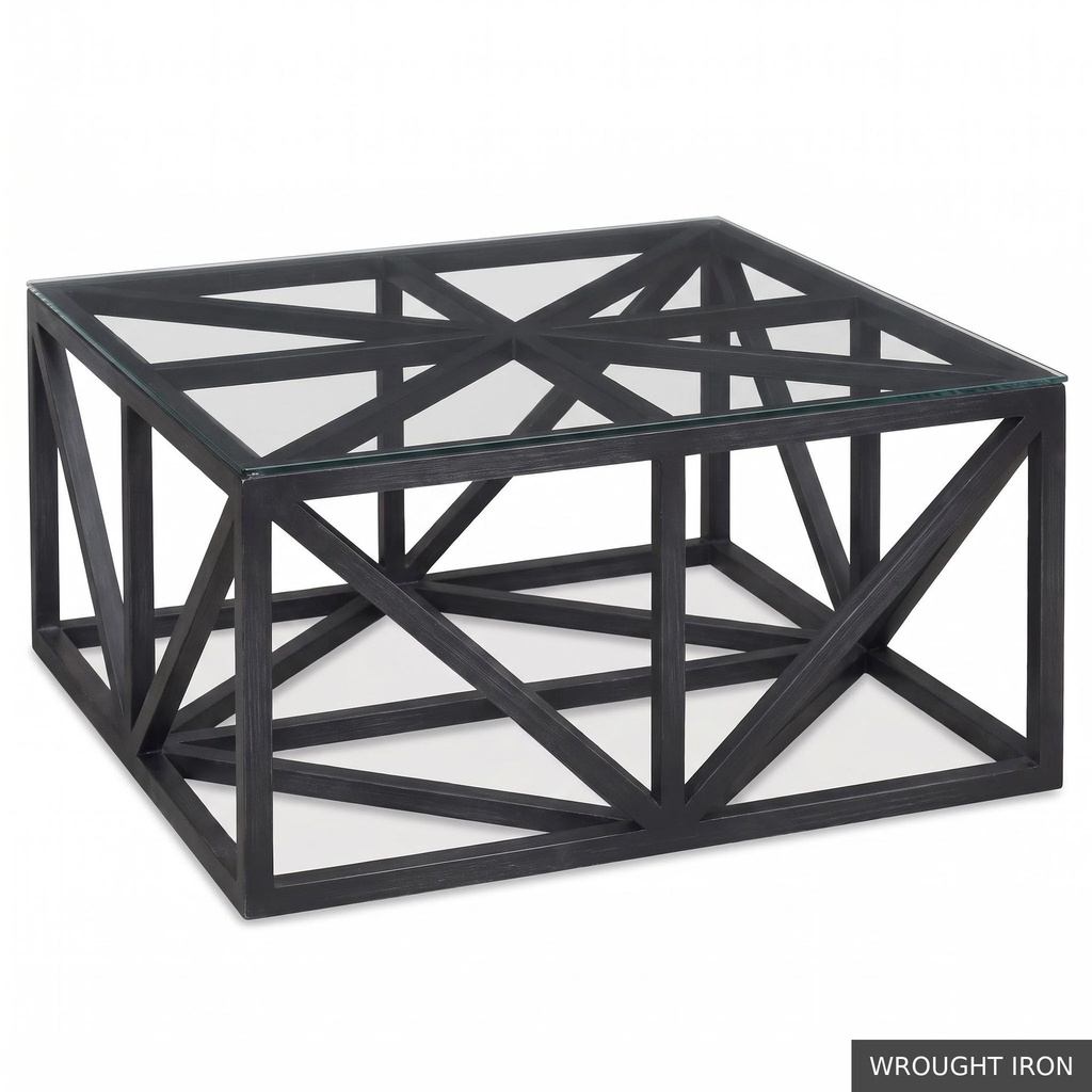 [LOFT: Geo] Geo Cocktail Table   / Wrought Iron