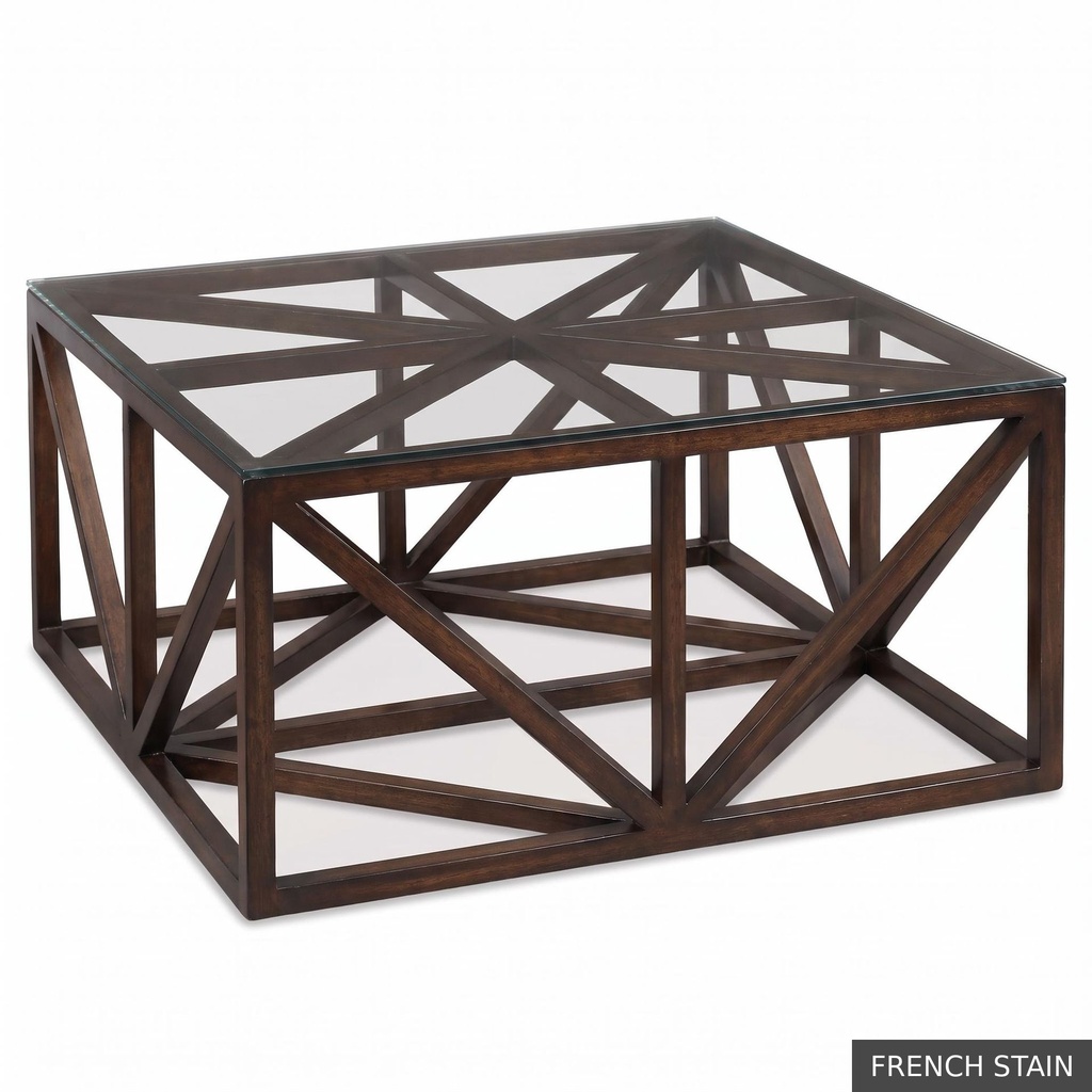 [LOFT: Geo] Geo Cocktail Table   / French Stain