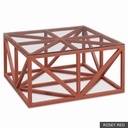 [LOFT: Geo] Geo Cocktail Table   / Rosey Red