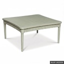 Harrison Cocktail Table 42" Sq / Blue Lagoon