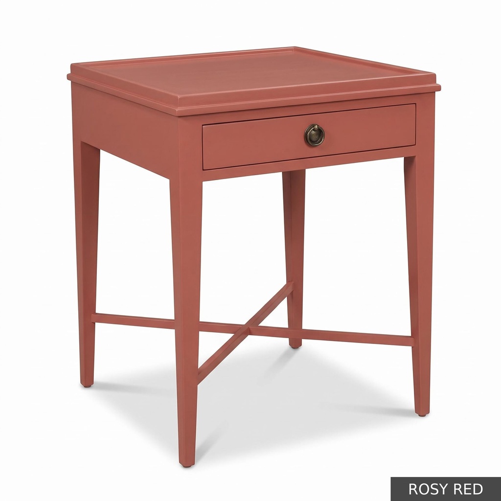 [EUR: Alvi] Alvin Side Table / Rosy Red