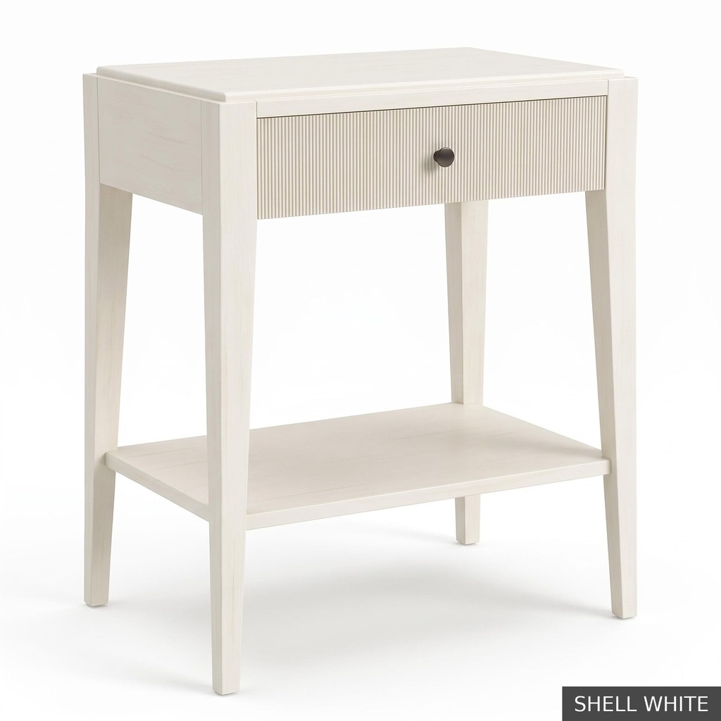 Henri Side Table / Shell White