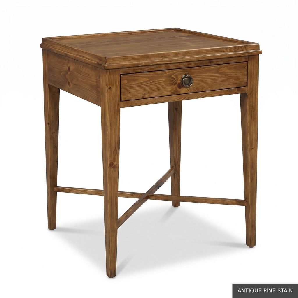 [EUR: Alvi] Alvin Side Table / Antique Pine Stain