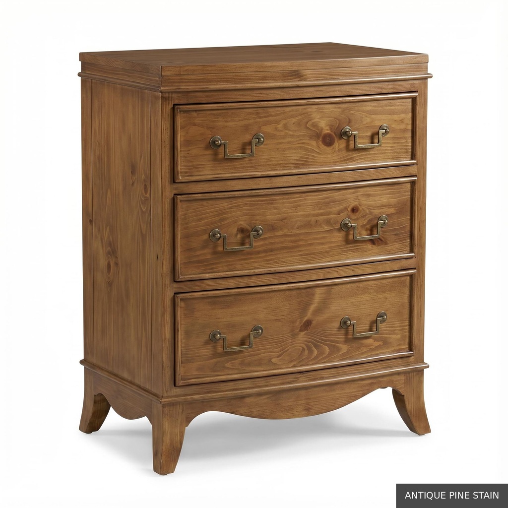 [EUR: Amel] Amelia Side Table / Antique Pine Stain