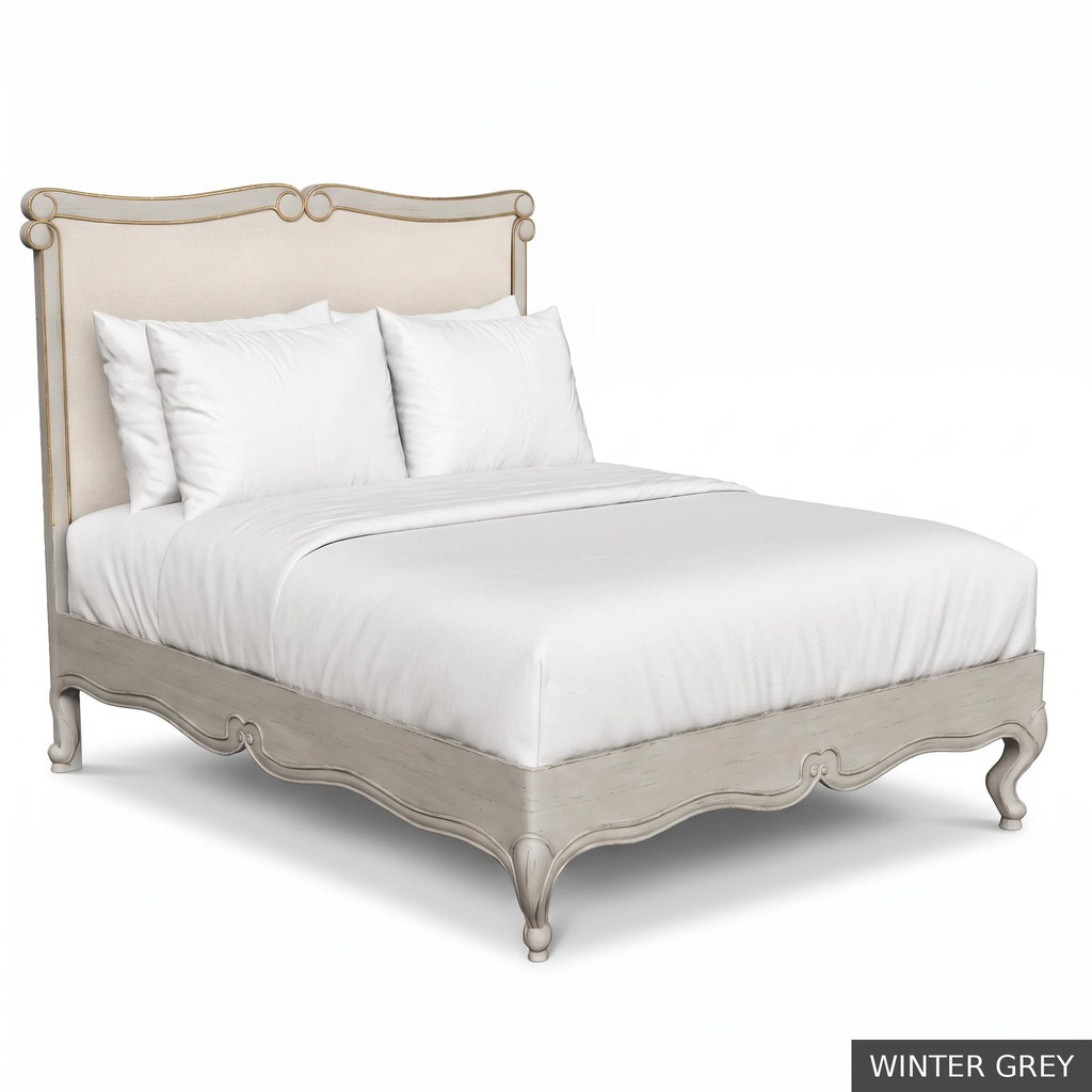 [EUR: BarnKBED] Barnard - King Bed  / Winter Grey + Gold