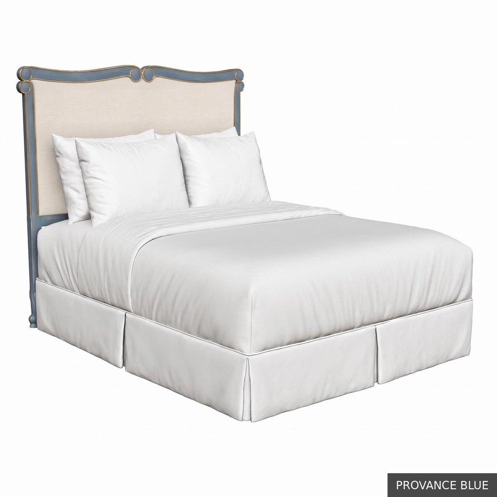 [EUR: BarnKHB] Barnard - King Headboard   / Provance Blue + Gold