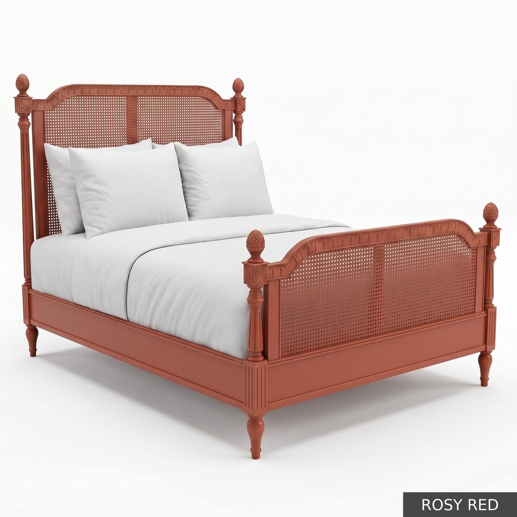 [EUR: BayTBED] Bay - Twin Bed   / Rosy Red