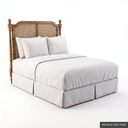 [EUR: BayQHB] Bay - Queen Headboard    / Antique Pine Stain