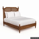 [EUR: JuliKBED] Jullian - King Bed   / Antique Pine Stain