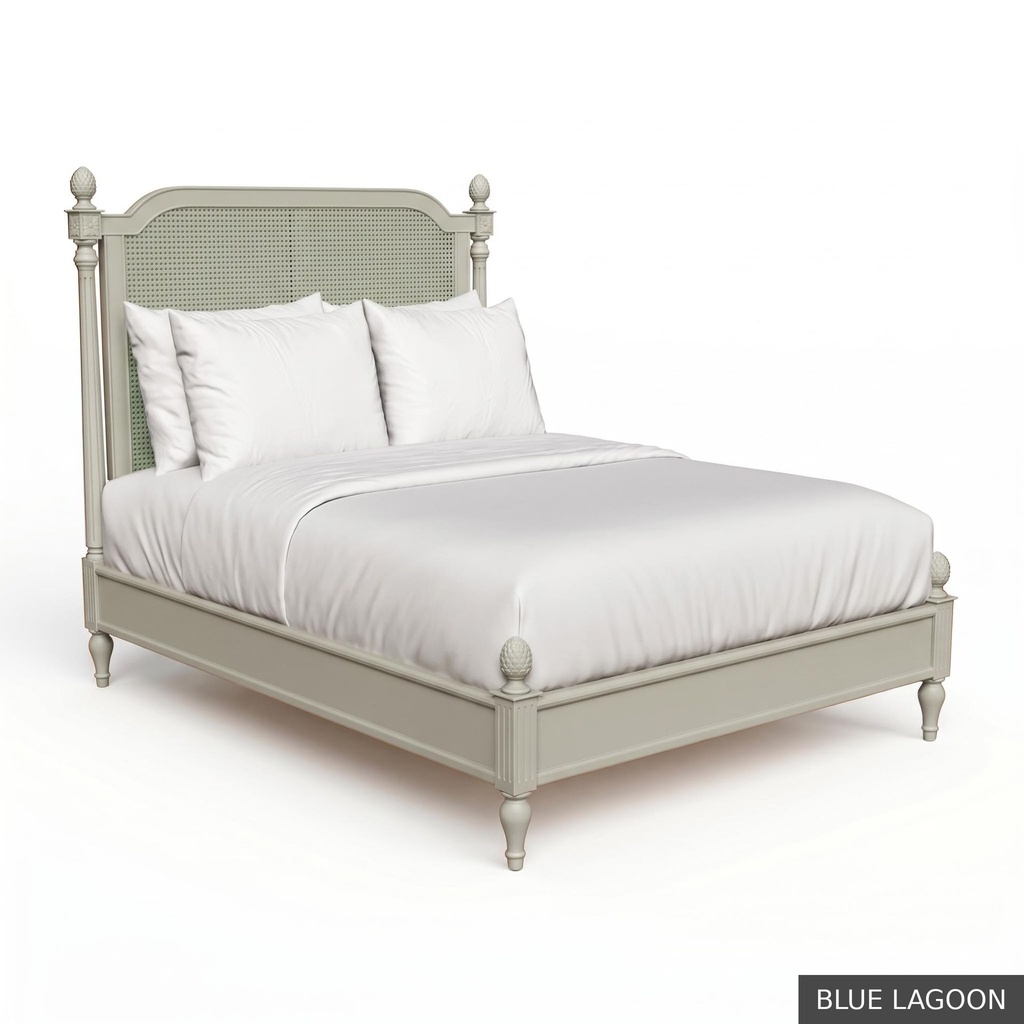[EUR: JuliKBED] Jullian - King Bed   / Blue Lagoon
