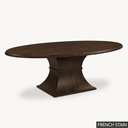 Hudson Oval Table - 72" - French Stain