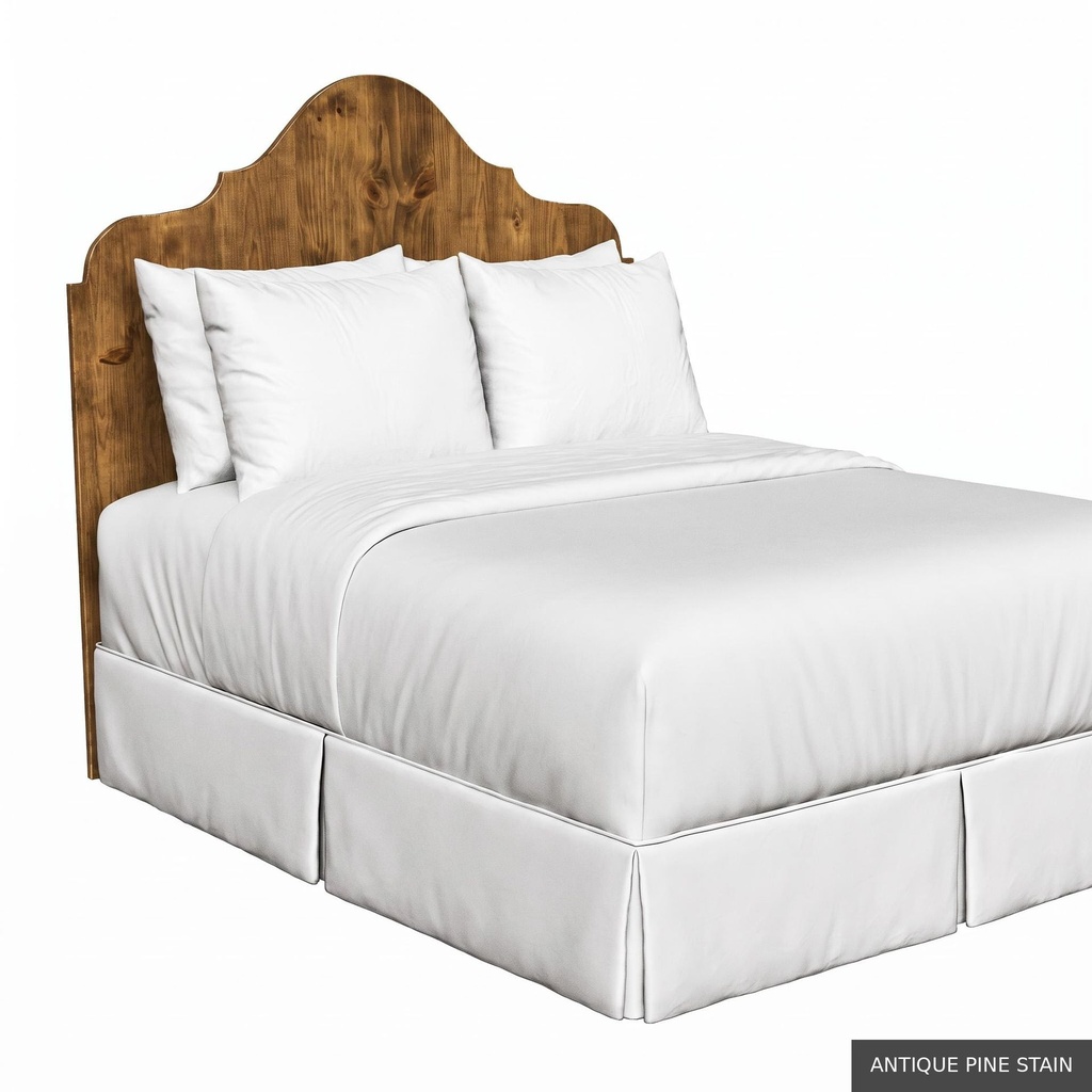 [EUR: HugoKHB] Hugo - King Headboard / Antique Pine Stain
